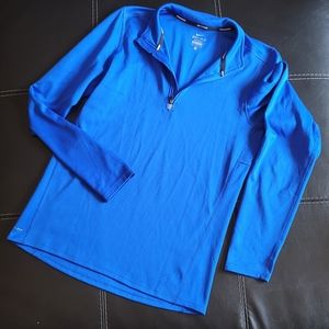Nike Dr-Fit 1/4 zip LS Running shirt men's small